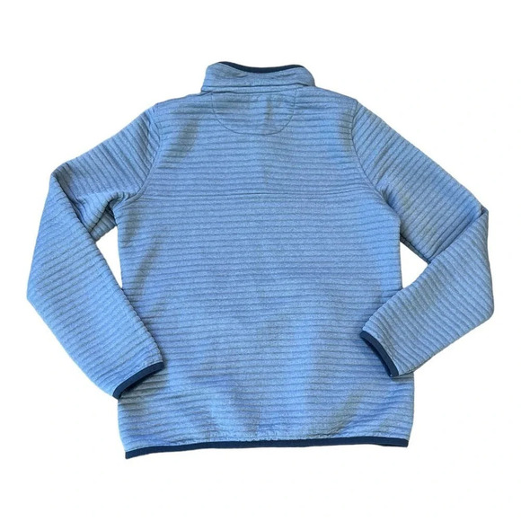 L.L. Bean Airlight Knit Colorblock 1/4 Snap Pullover - Picture 3 of 7